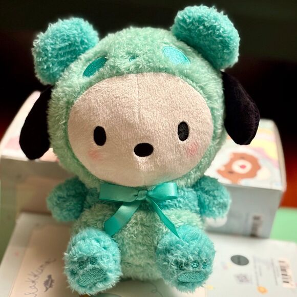 Sanrio Other - NWT Sanrio Pochacco in Panda Costume 6-7” plushie